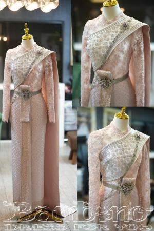 ชุดไทยเจ้าสาว ชุดไทยจักรพรรดิ์ เช่าที่แบมบี้ เวดดิ้ง ห้วยขวาง